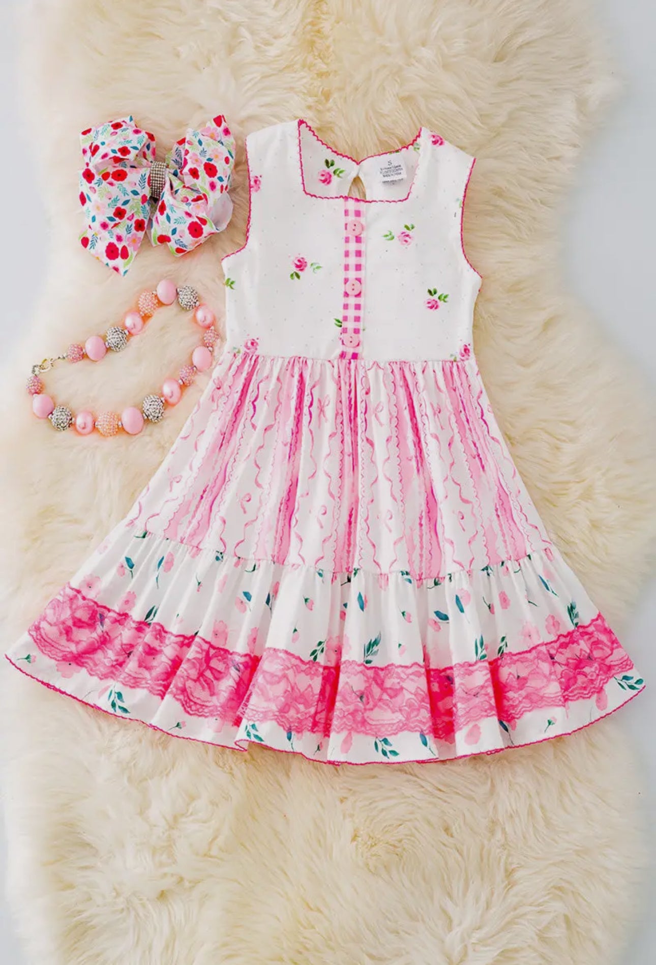 Coquette Floral Lace Dress