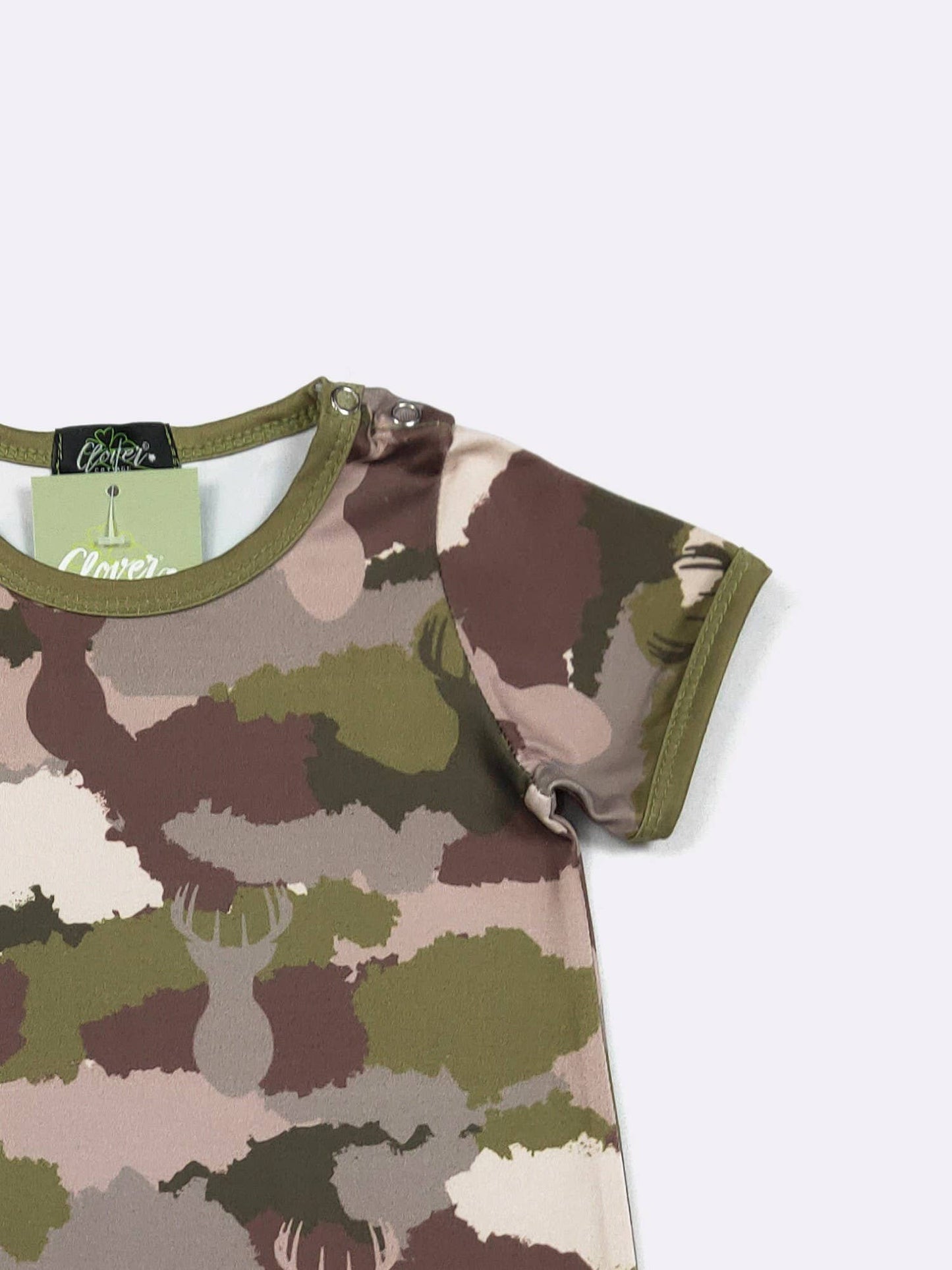 Deer Camo Boy Romper
