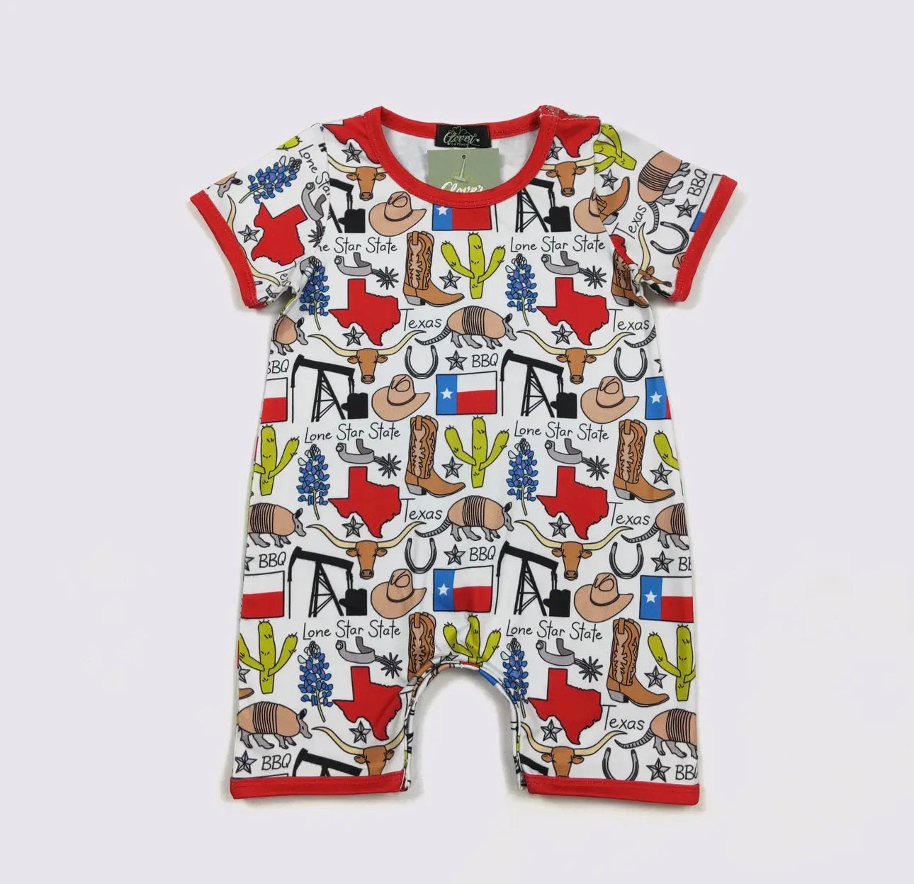 Texas Boy Romper