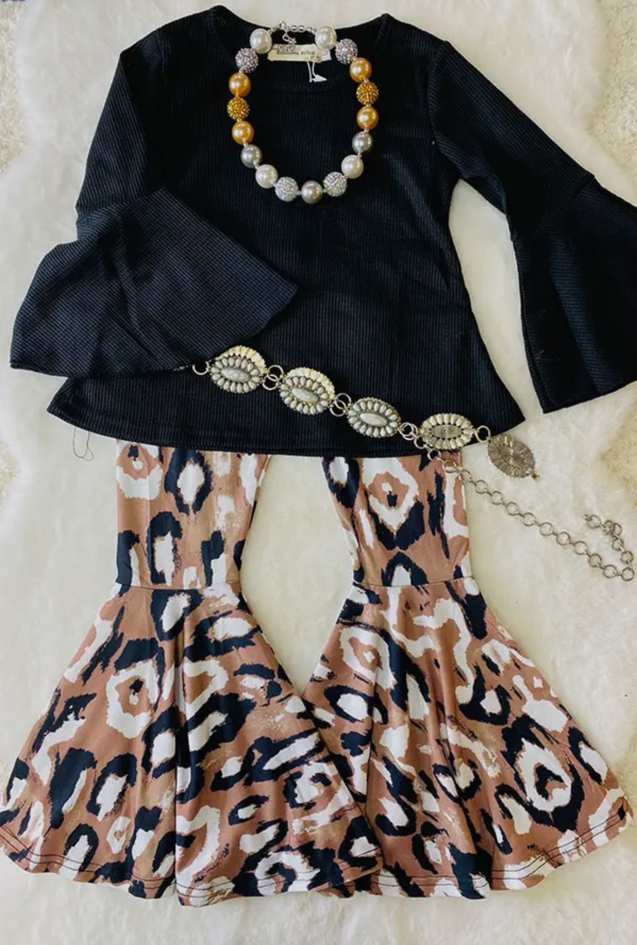 Wild Leopard Pants set