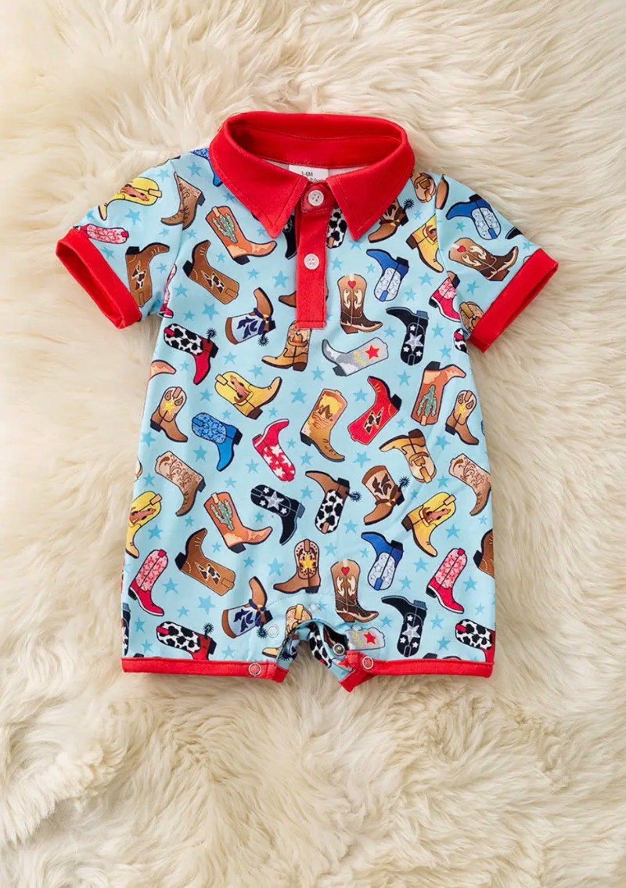 Boots and Stars Romper