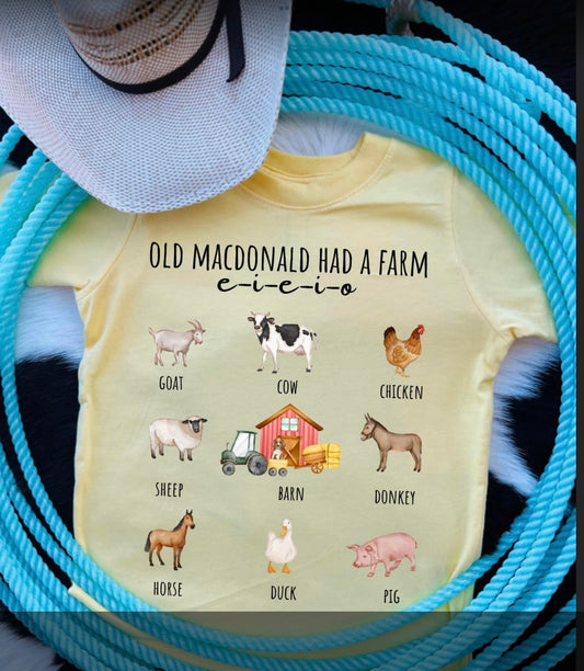 EIEIO Toddler Tee