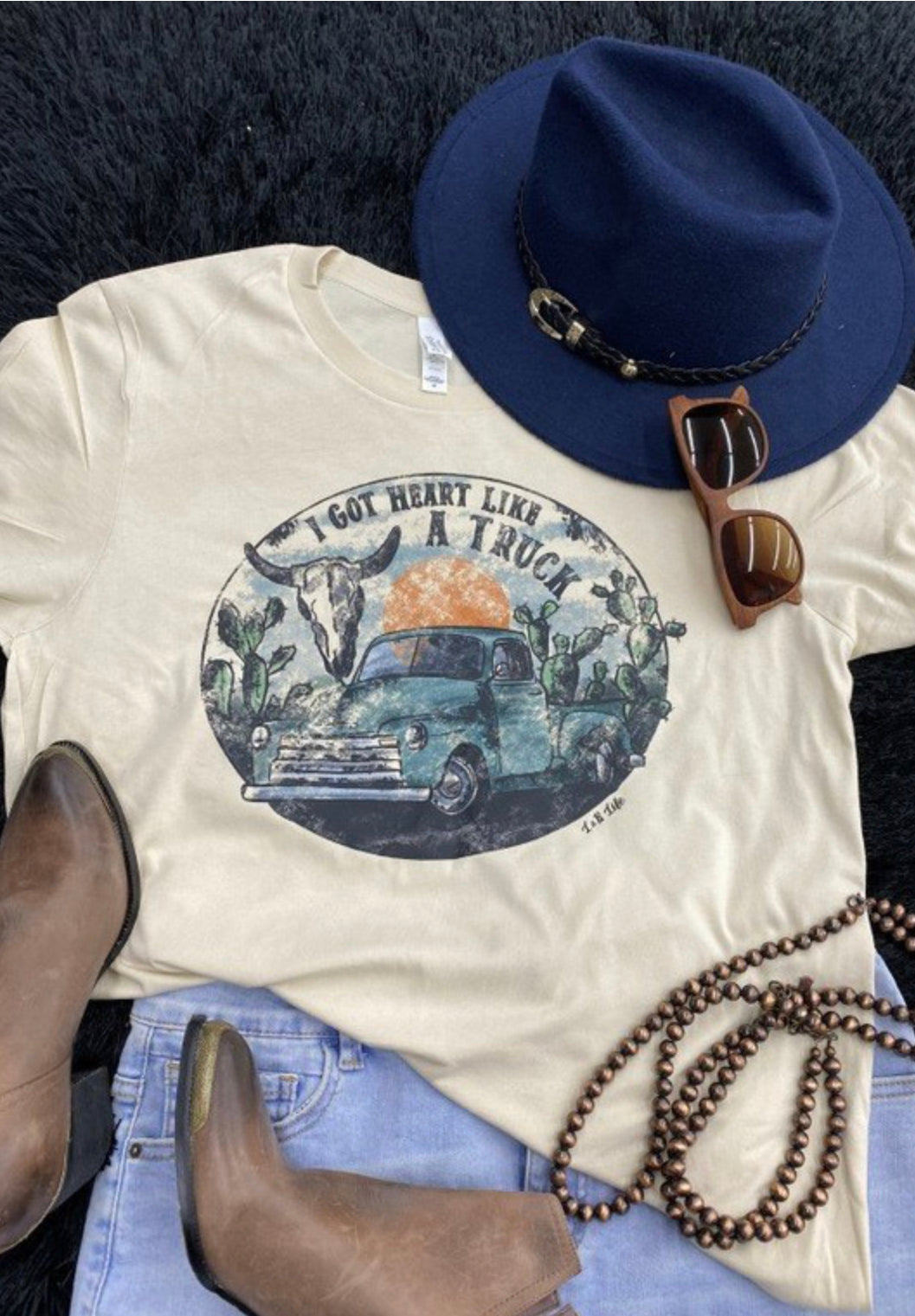 Heart Like A Truck Tee