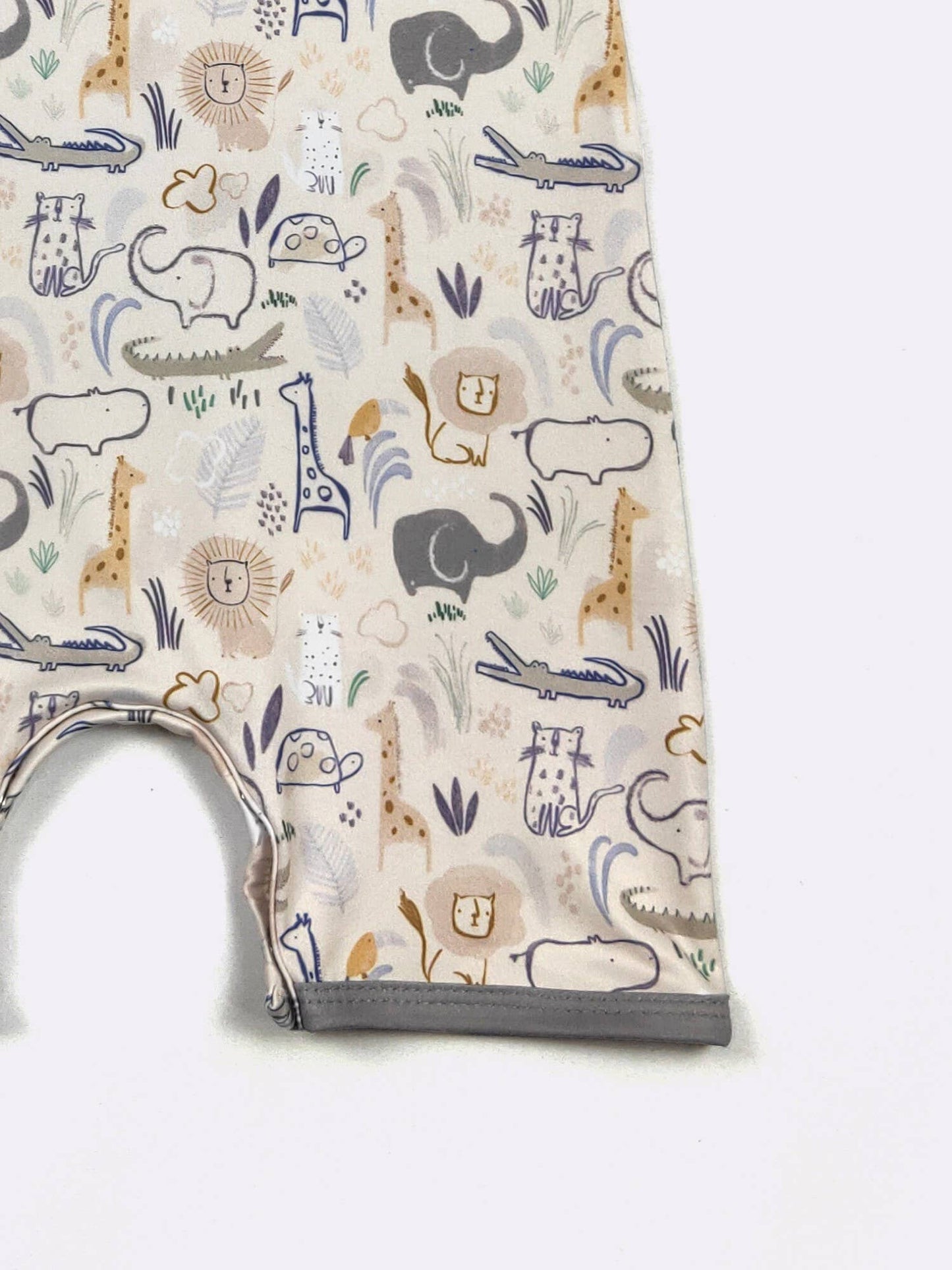 Safari Silhouette Boy Romper