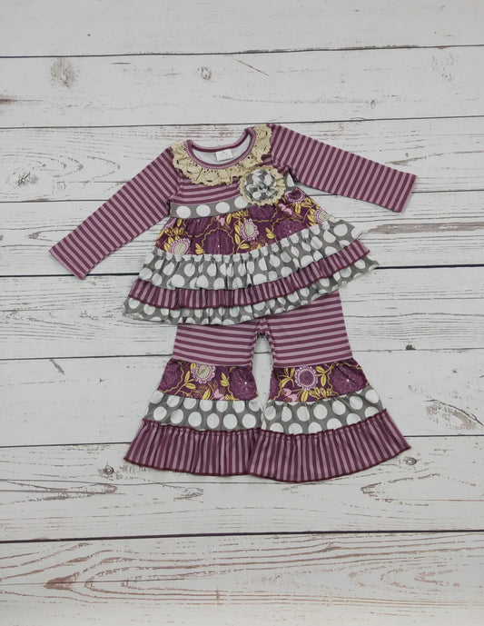 Purple Fall Ruffles