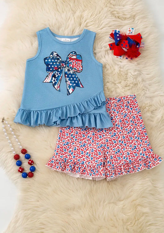 Patriotic Shorts Set