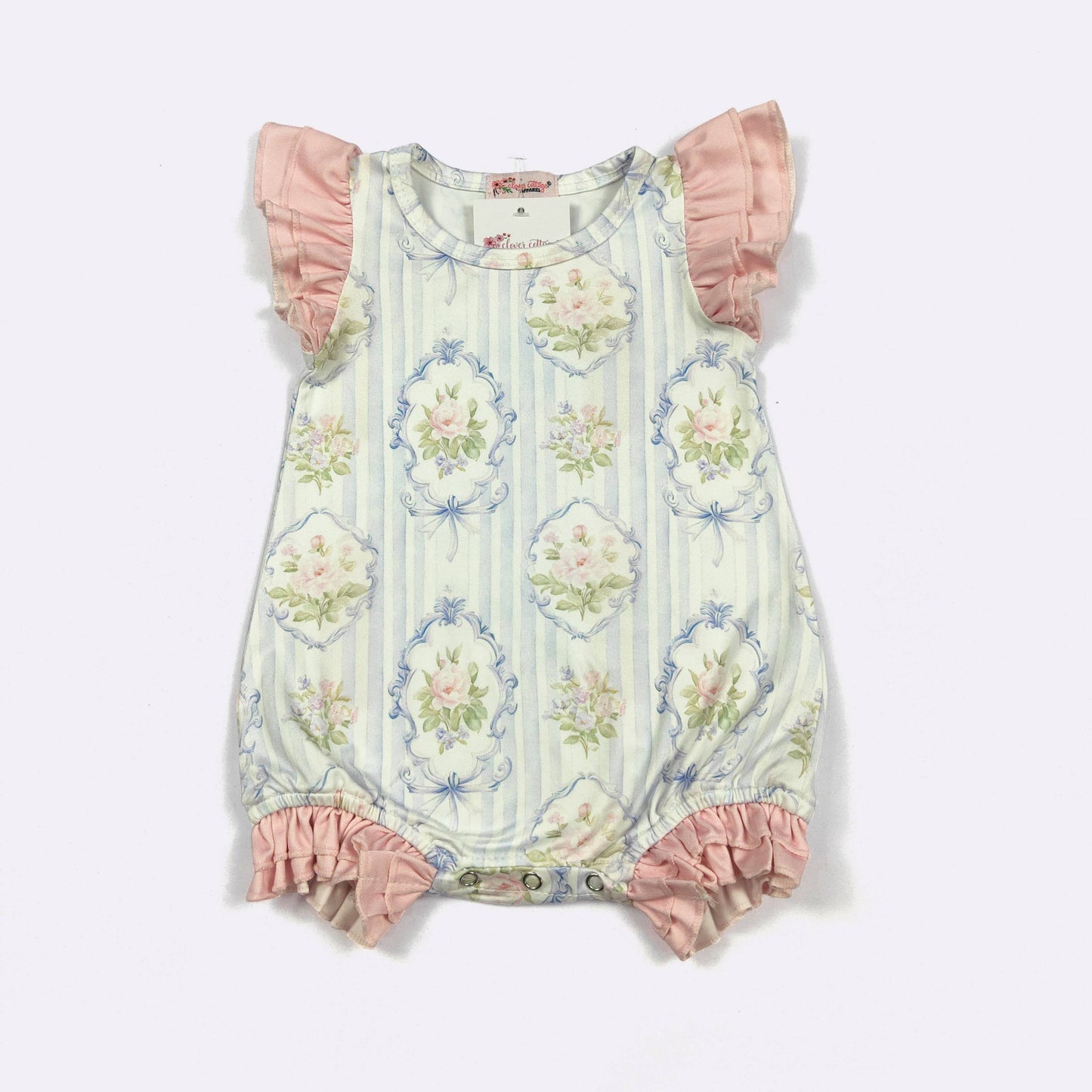 Parisian Blue Baby Romper