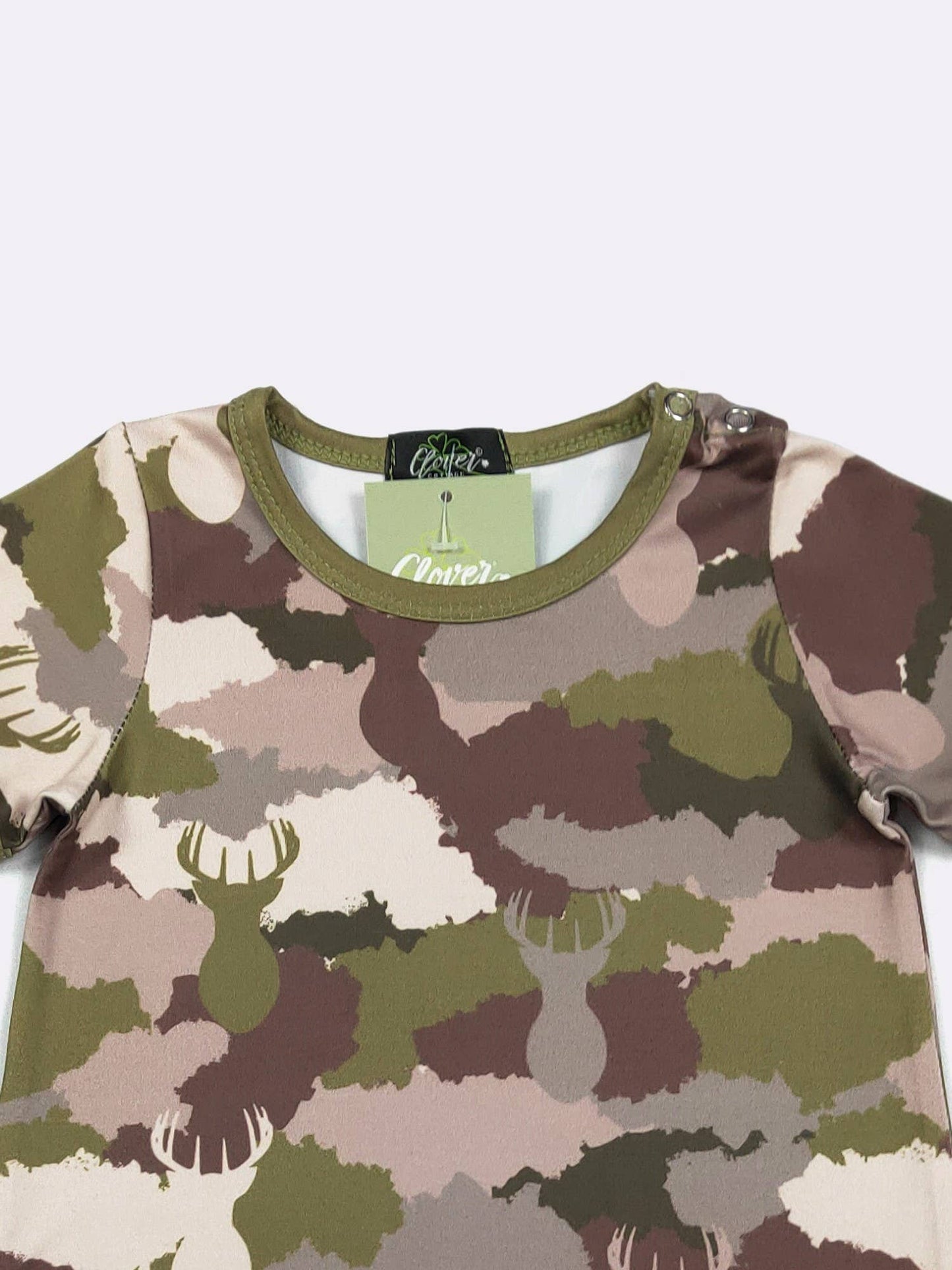 Deer Camo Boy Romper
